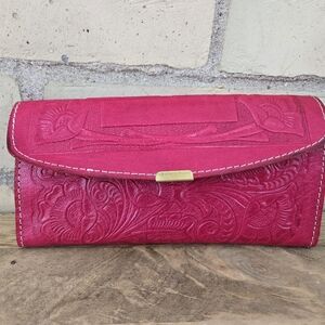 Vintage Hot Pink Wallet